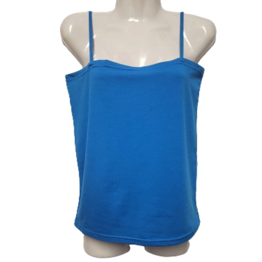 BLUE Spaghetti Strap Camisole Sky Blue Tank Top - New Without Tags- One Size